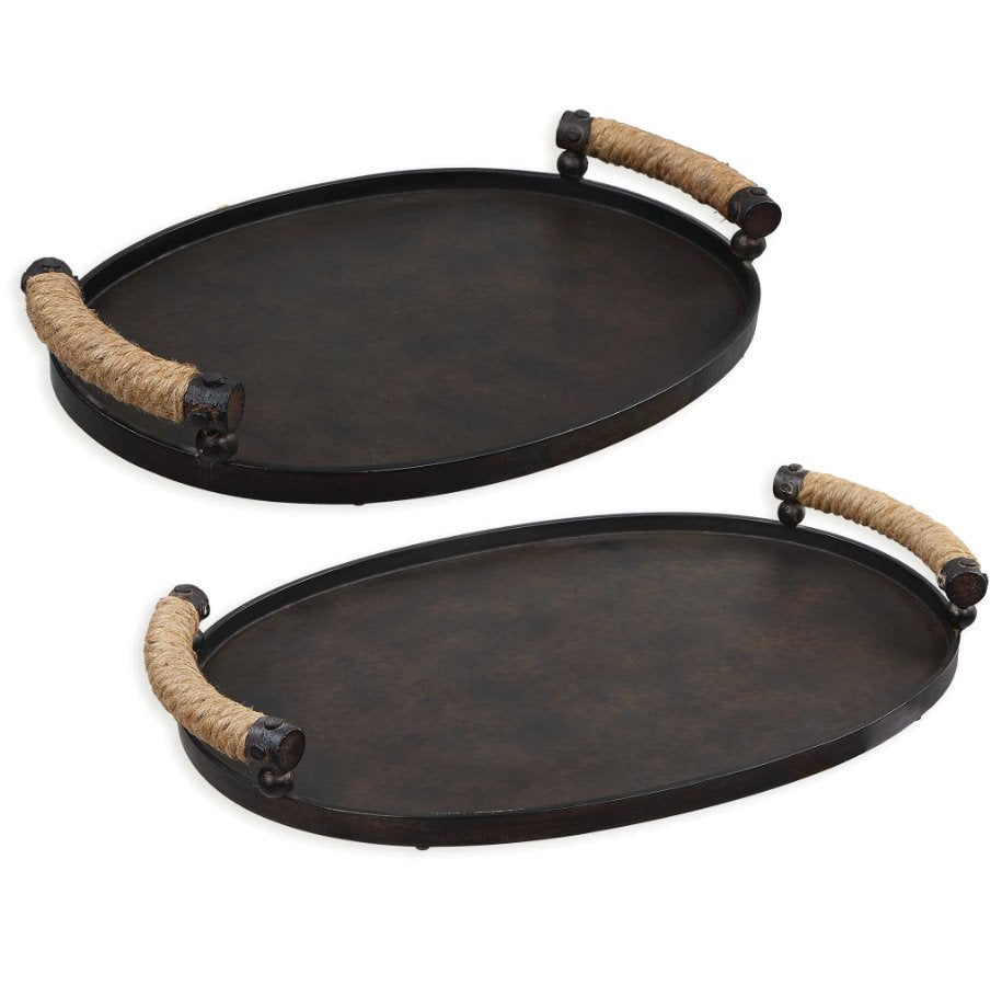 Viggo Trays Set of Two: Available at City Home PDX
