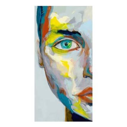 Neon Portrait Wall Art - Left Bank