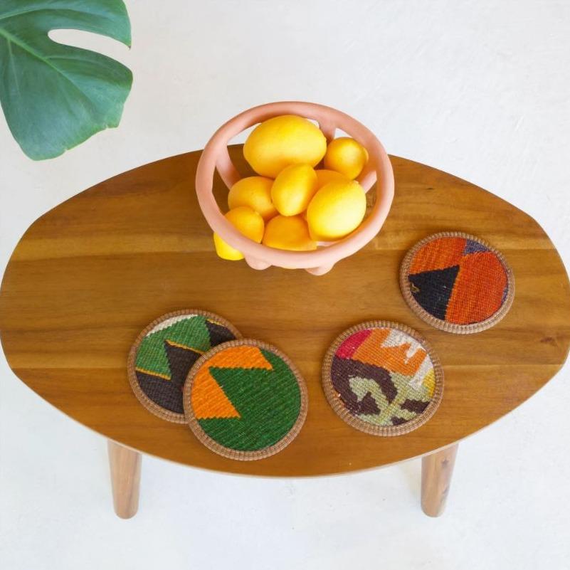 Kilim Coasters - Wild Shaman