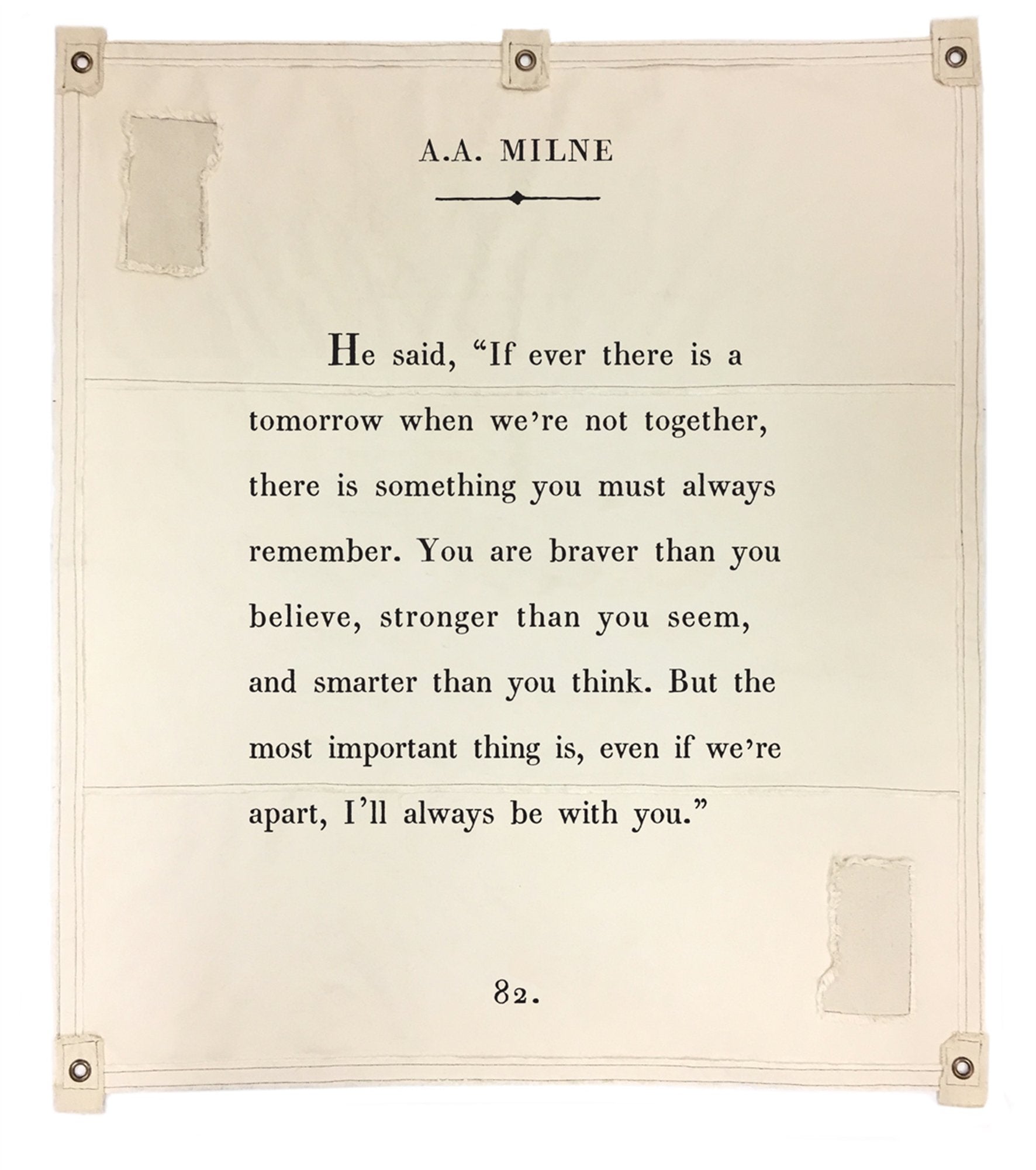 Wise Words Author Quote Hanging - 12 Styles - Sugarboo & Co.