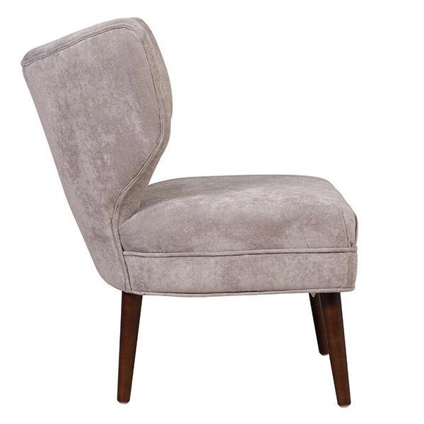 Layla Velvet Accent Chair - porter