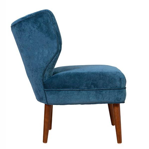 Layla Velvet Accent Chair - porter