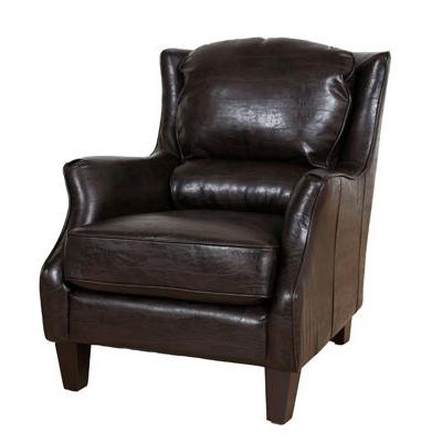 Garnett Leather Accent Chair - Porter