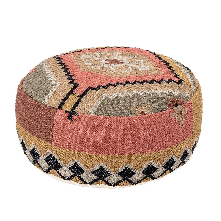 Hand-Woven Kilim Pouf - Bloomingville