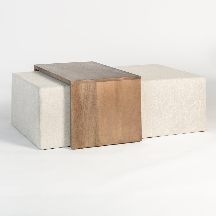 Asher Ottoman - Alder & Tweed