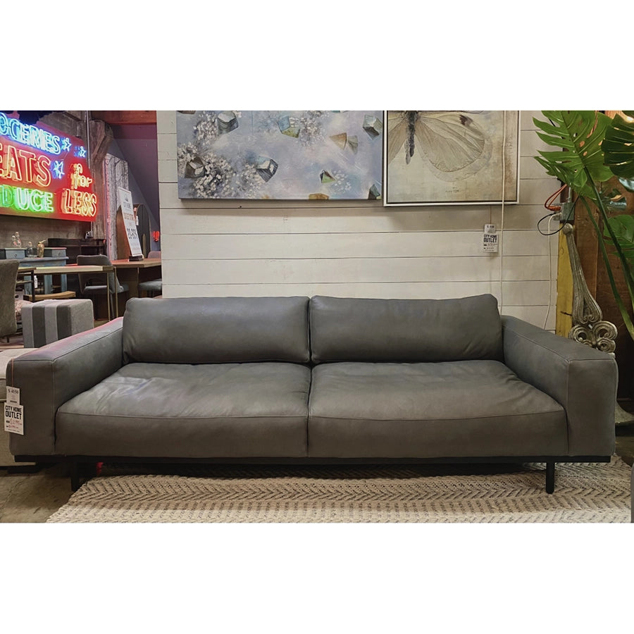 Brando Leather Sofa - shop unique discount furniture at the City Home PDX Outlet