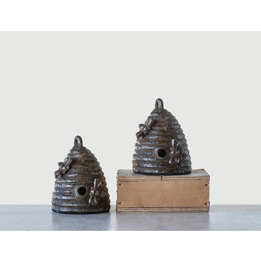 Cast Iron Beehive Bookends - Creative Co-Op