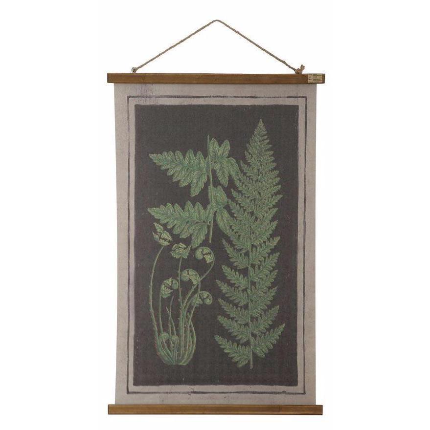 Fern Wall Scroll - Creative Co-Op