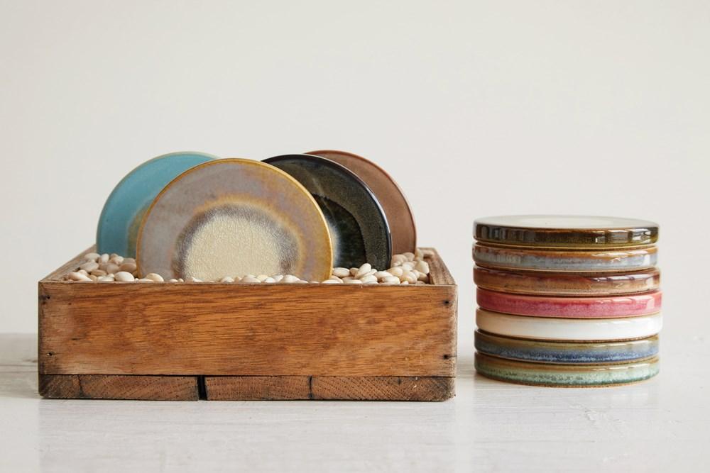 Stoneware Coaster - Creative Co-Op