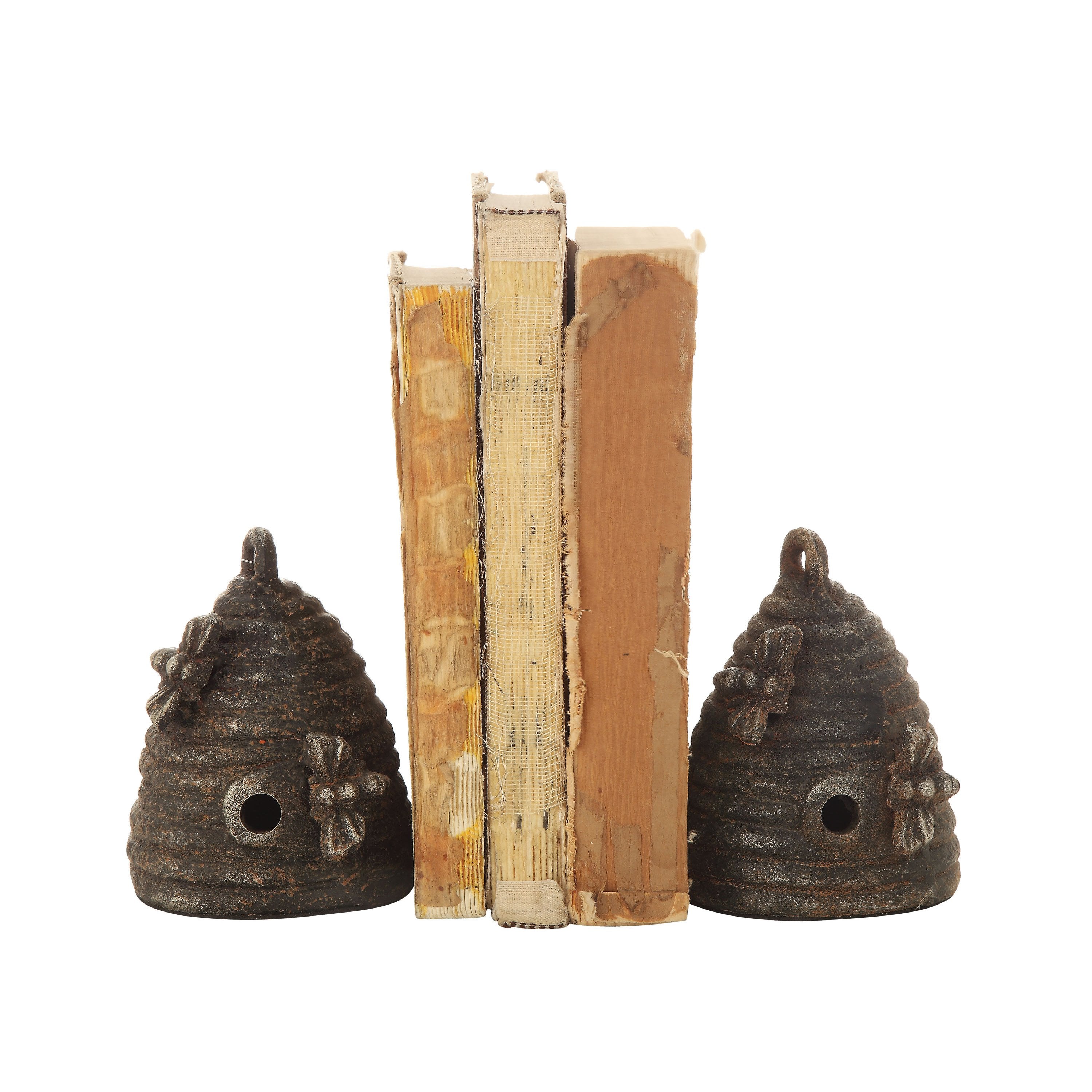 Cast Iron Beehive Bookends - Creative Co-Op