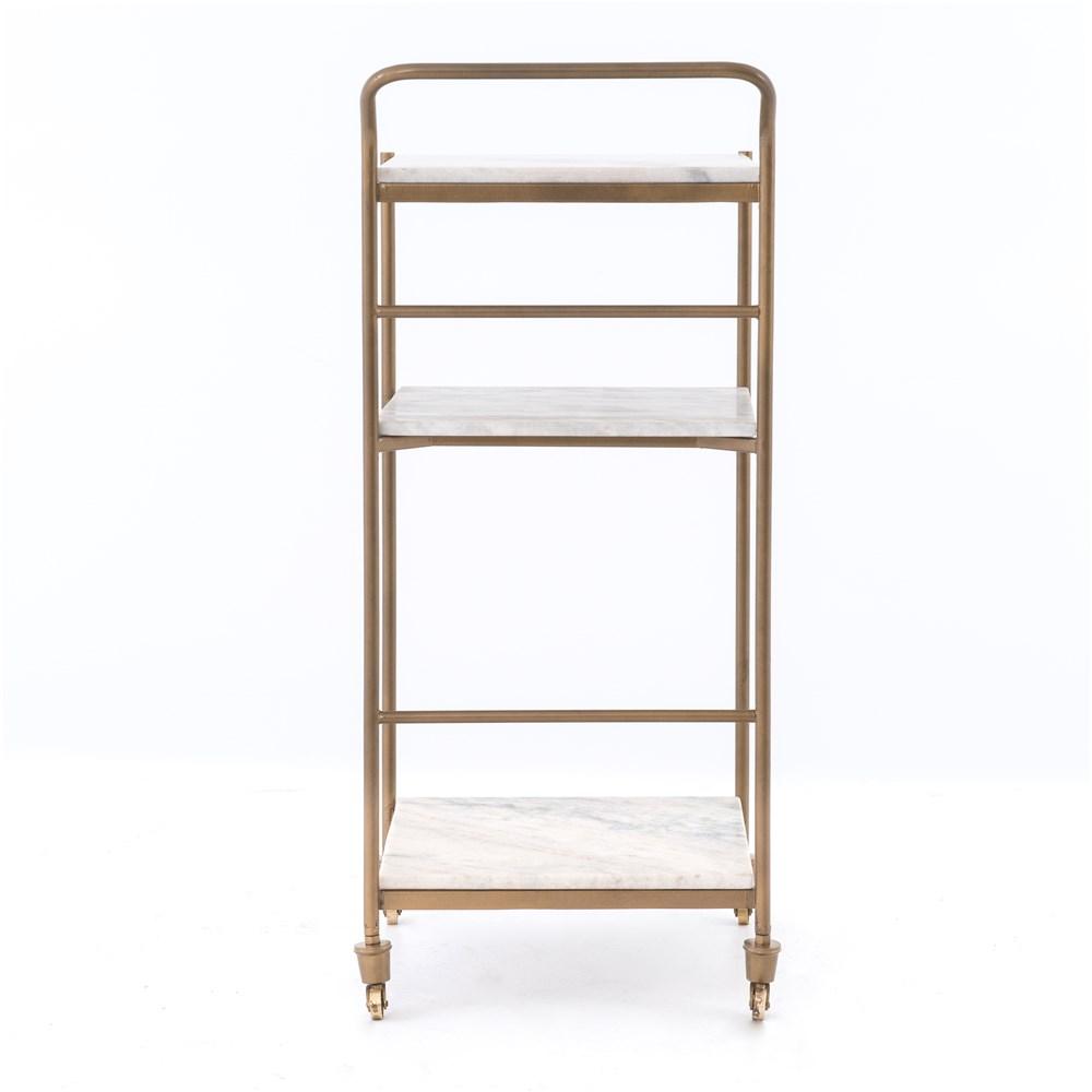 Felix Marble Bar Cart - Four Hands