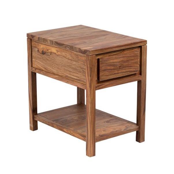 Urban Wood Recliner Side Table - Porter