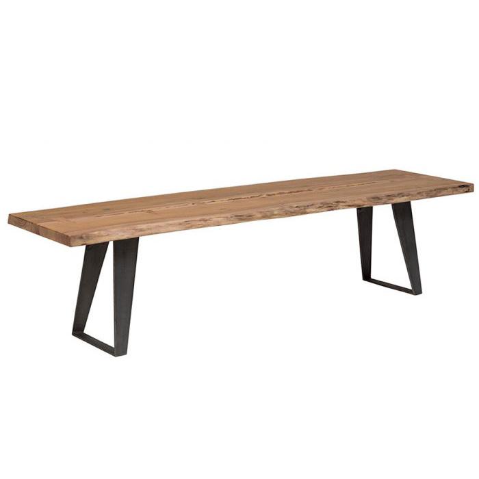 Carmel Acacia Live Edge Wood Bench - Porter
