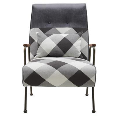 Plaid Kahlo Chair - New Pacific Direct