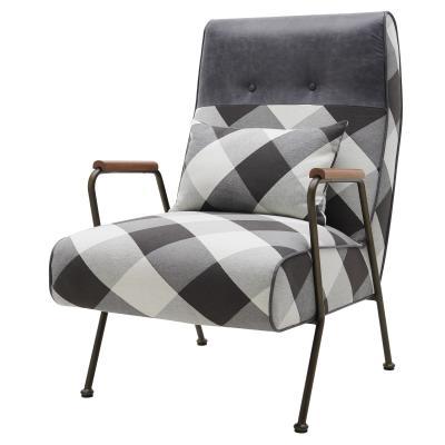 Plaid Kahlo Chair - New Pacific Direct