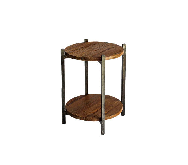 Lotta Reclaimed Teak End Table