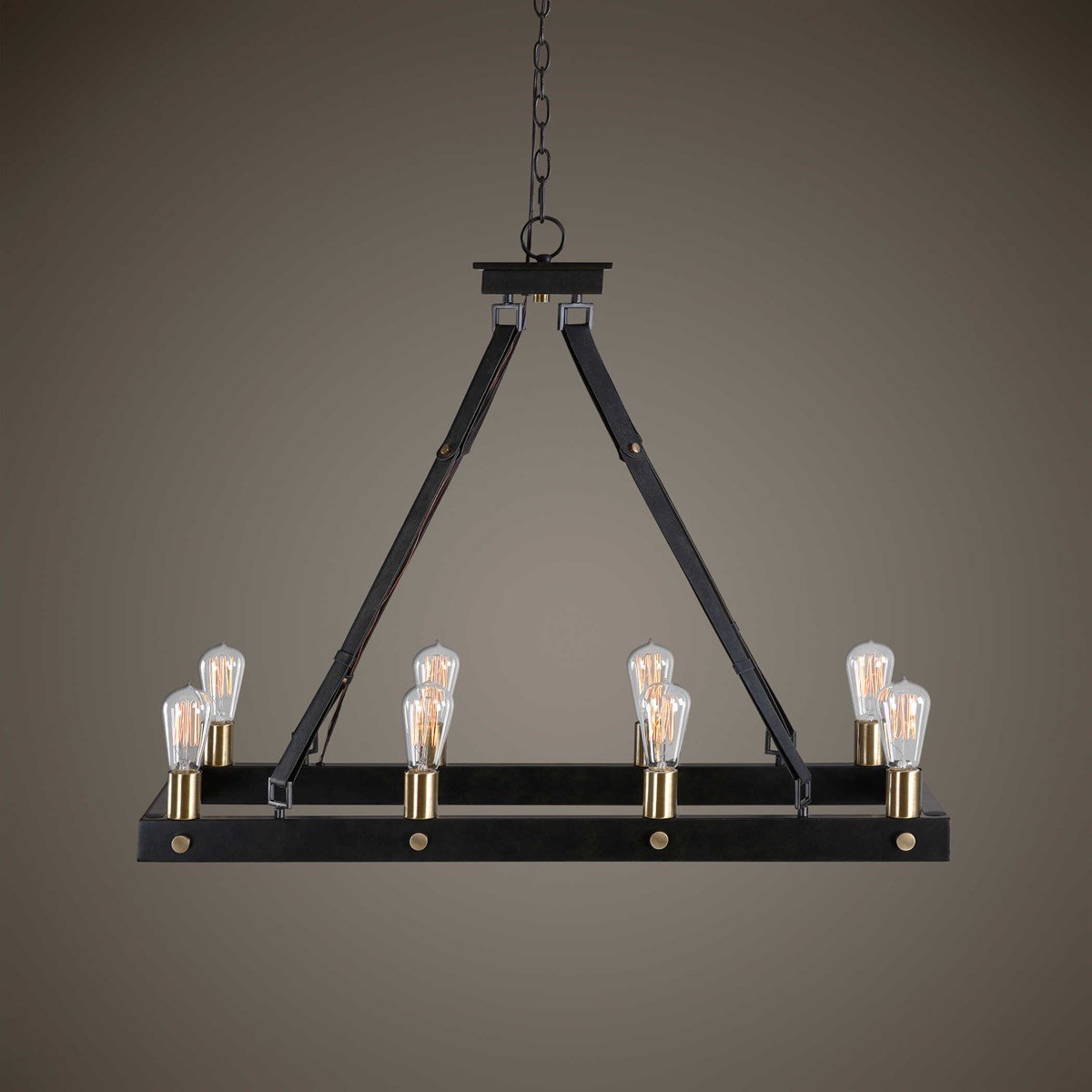 Marlow 8-Light Rectangular Chandelier - Uttermost