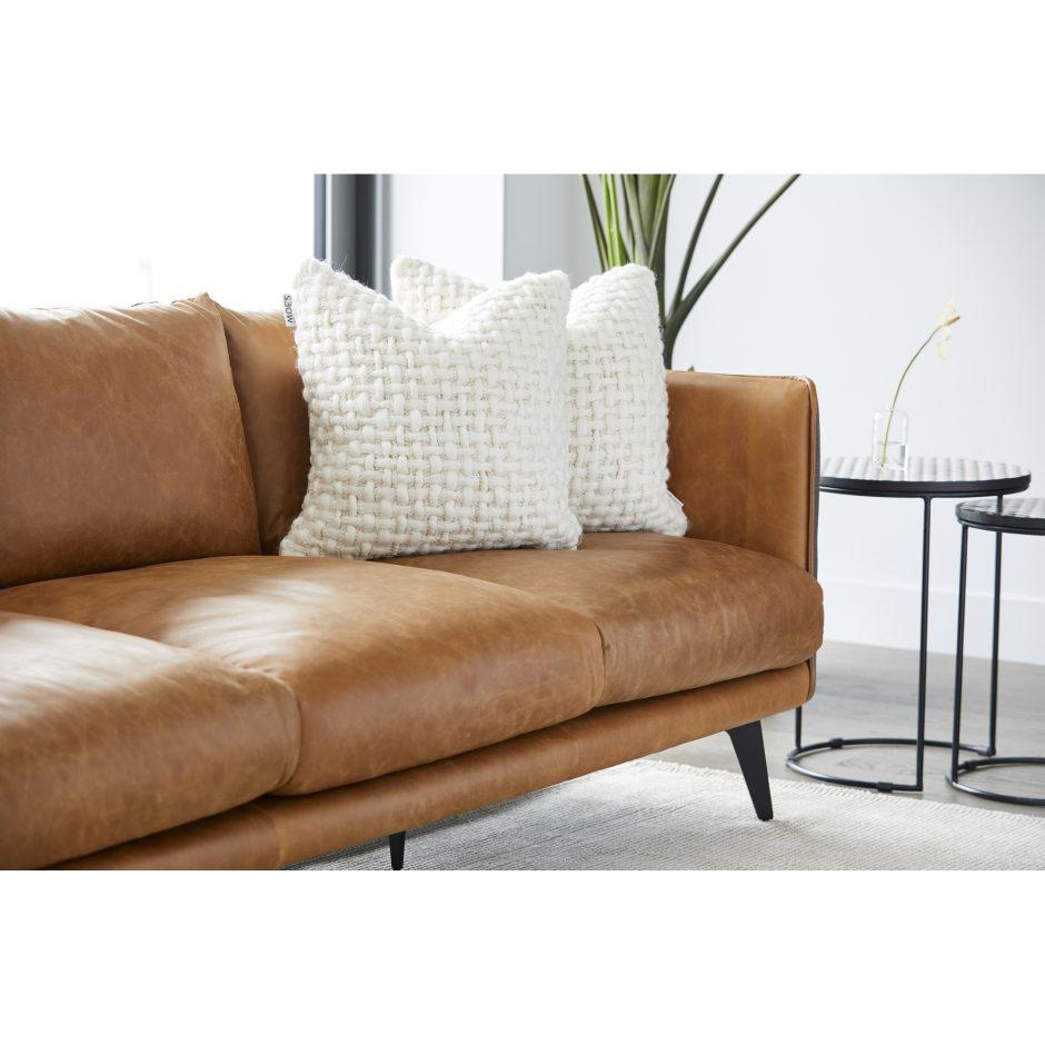 Messina Leather Sofa - Moe's
