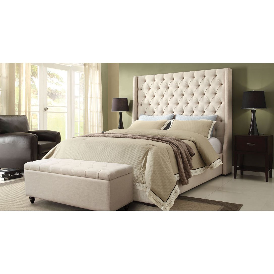 Park Avenue Upholstered Bed - Diamond Sofa