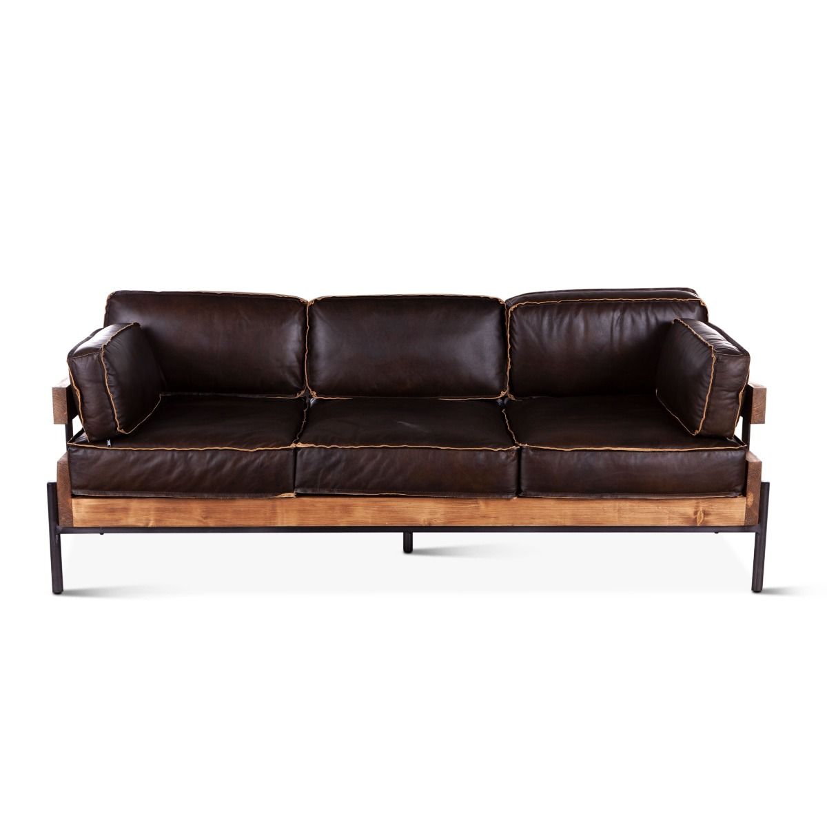Portofino 3-Seat Leather Sofa - HTD