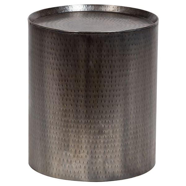 Rotonde Nickel End Table - Porter
