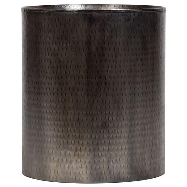 Rotonde Nickel End Table - Porter