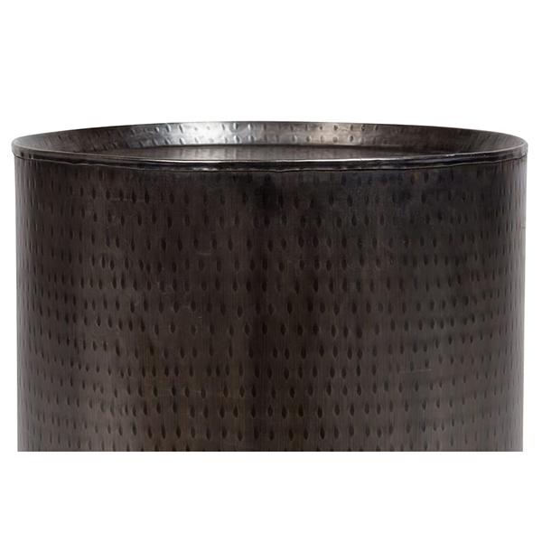Rotonde Nickel End Table - Porter