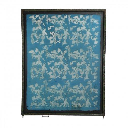Vintage Textile Printing Screens - Blue Ocean Traders