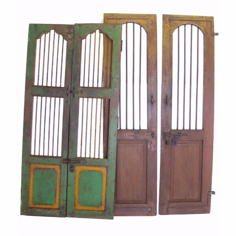 Vintage Security Door - Set of 2 - Blue Ocean Traders