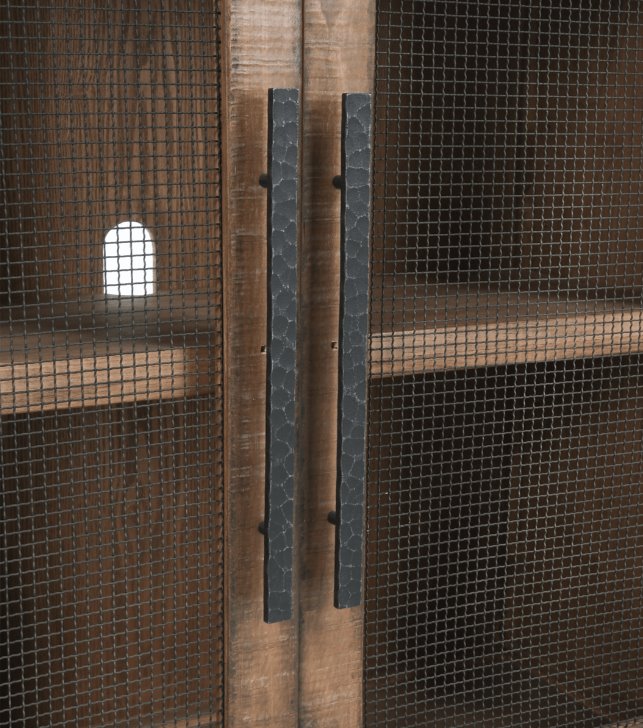 Tempe 6 door reclaimed wood sideboard door detail