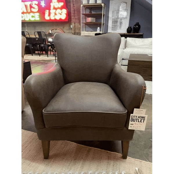 Darlington Leather Accent Chair at the City Home Outlet City Home