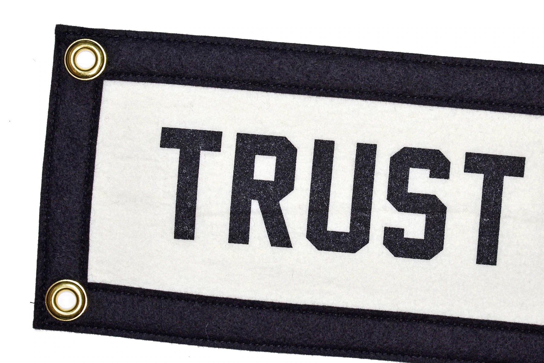 Trust the Process Camp Flag detail