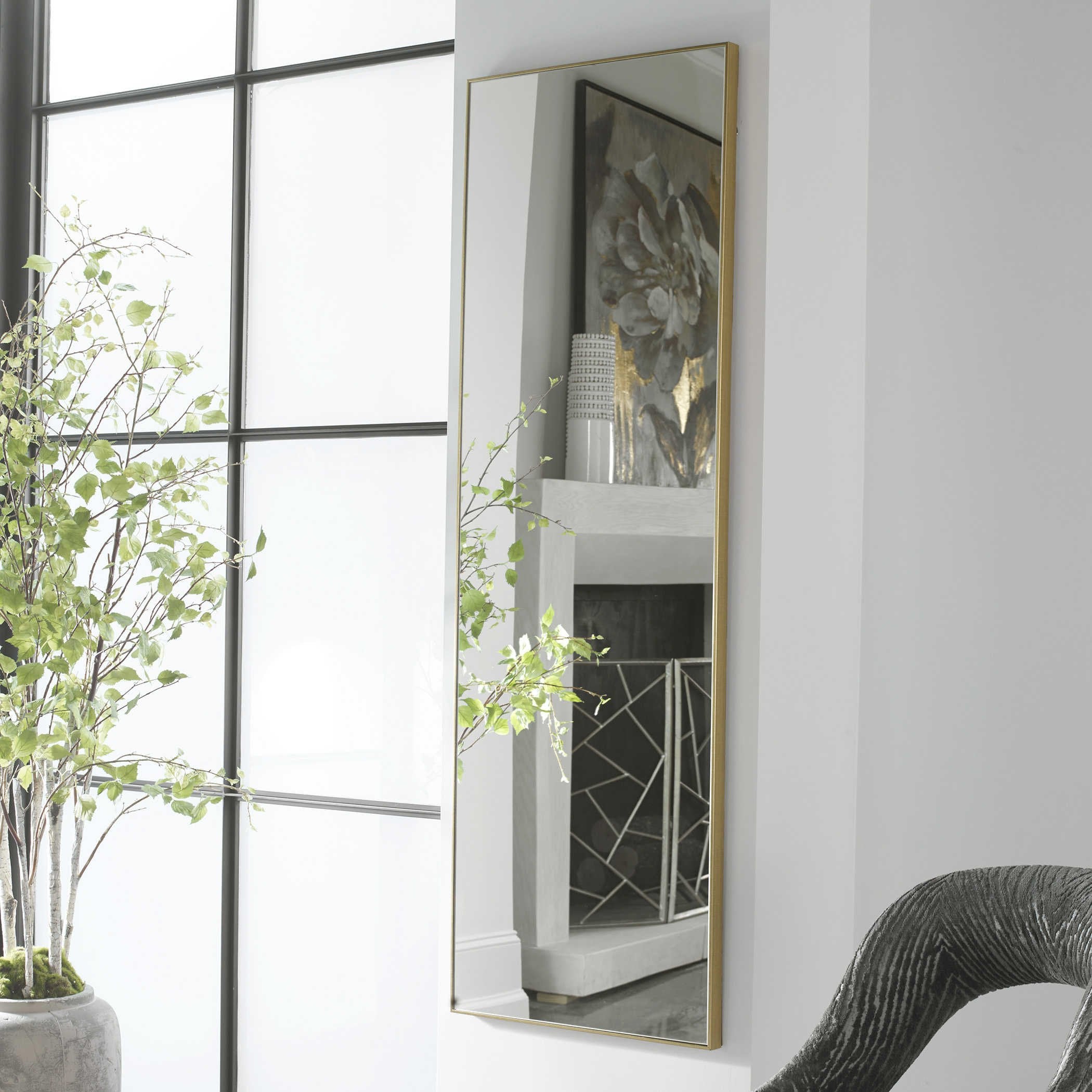 Minimal Full Length Mirror - 2 Finish Options - Uttermost