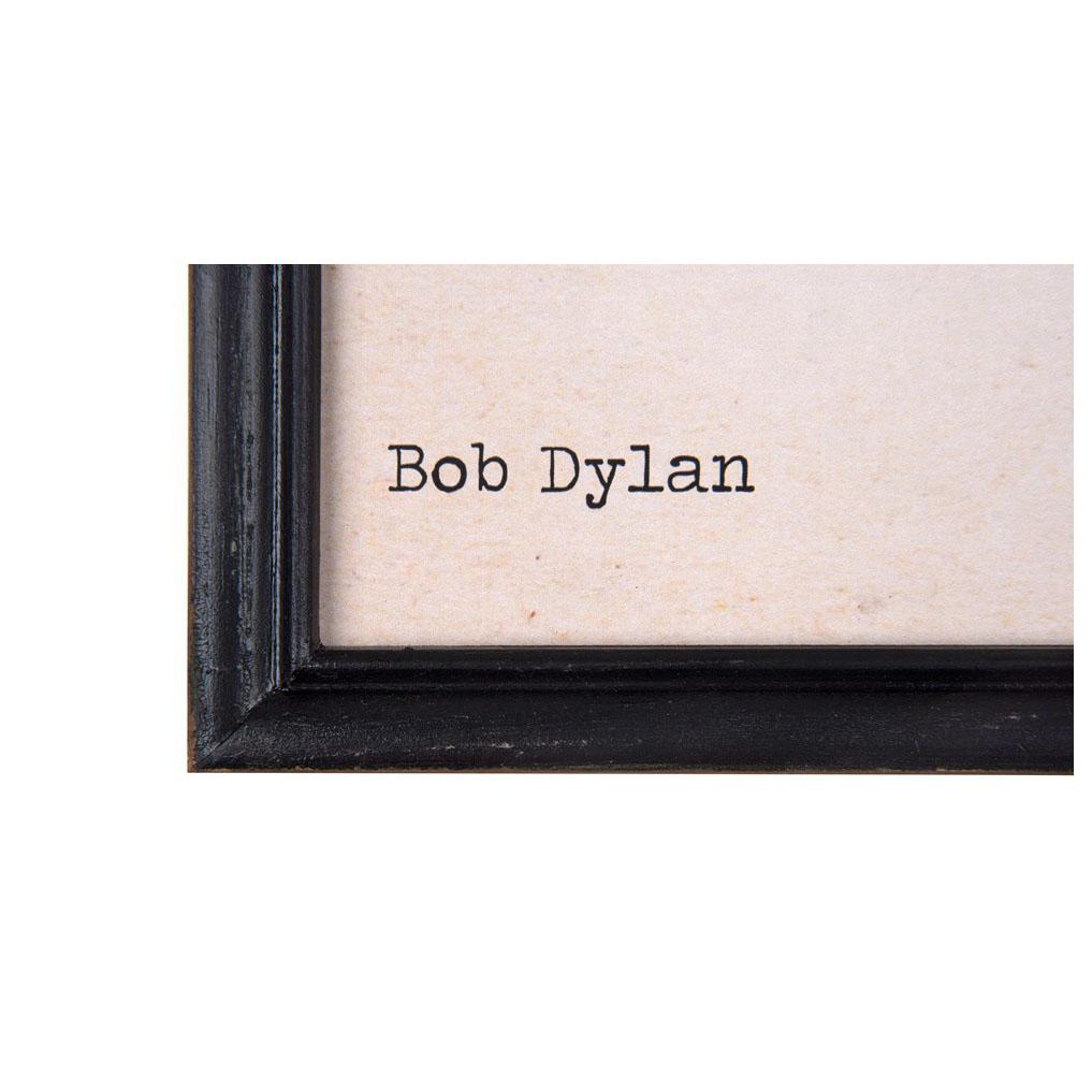 Bob Dylan "Forever Young" Quote Framed Wall Art - Creative Co-Op