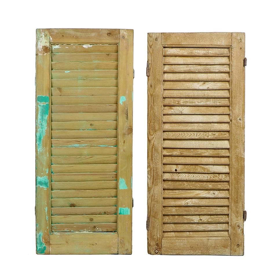 Vintage Wood Shutter - Small - Blue Ocean Traders