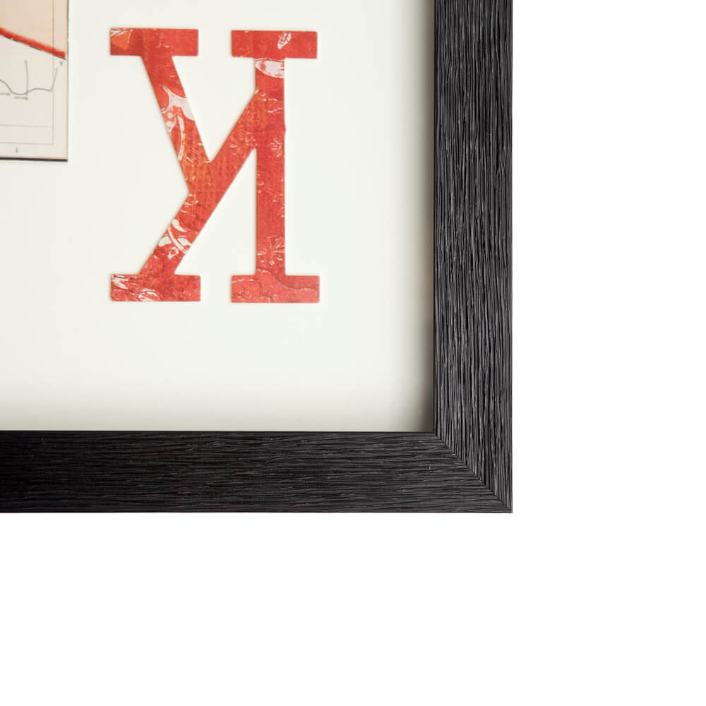 King of Diamonds II Wall Art - frame detail