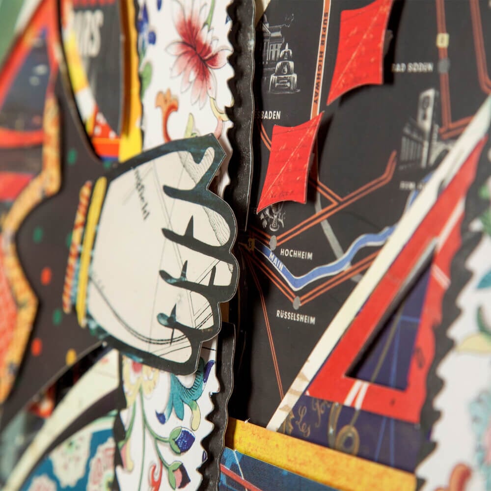 King of Diamonds II Wall Art - detail of artwork