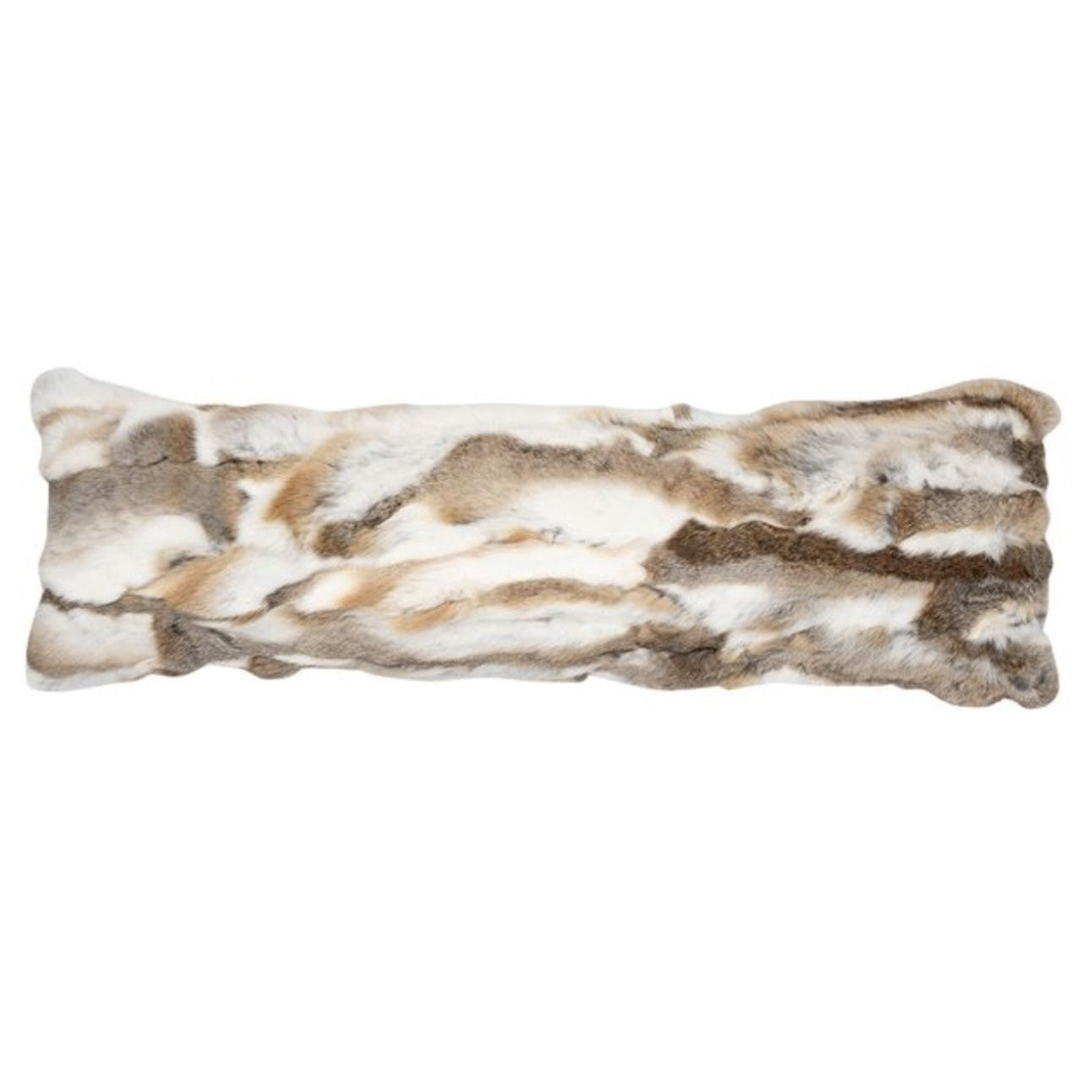 Rabbit 12x40 Lumbar Pillow: In Patch Brown Color Finish