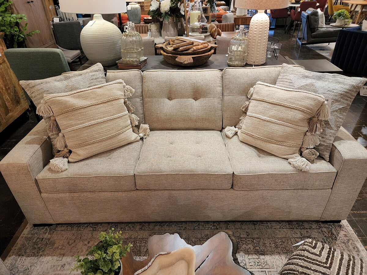 Carrara sofa in Mythology Linen at City Home PDX