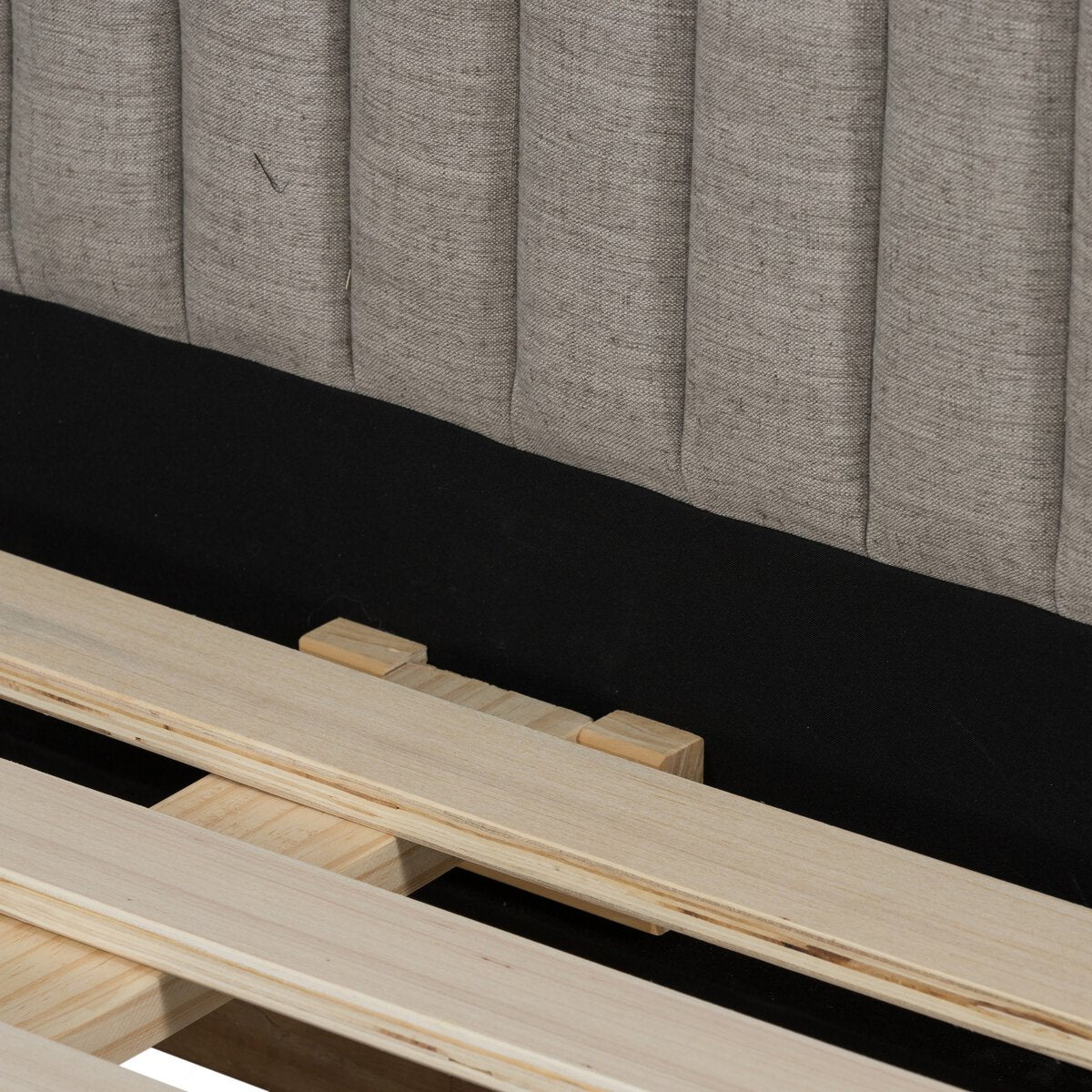 Montgomery Bed - detail view of slats