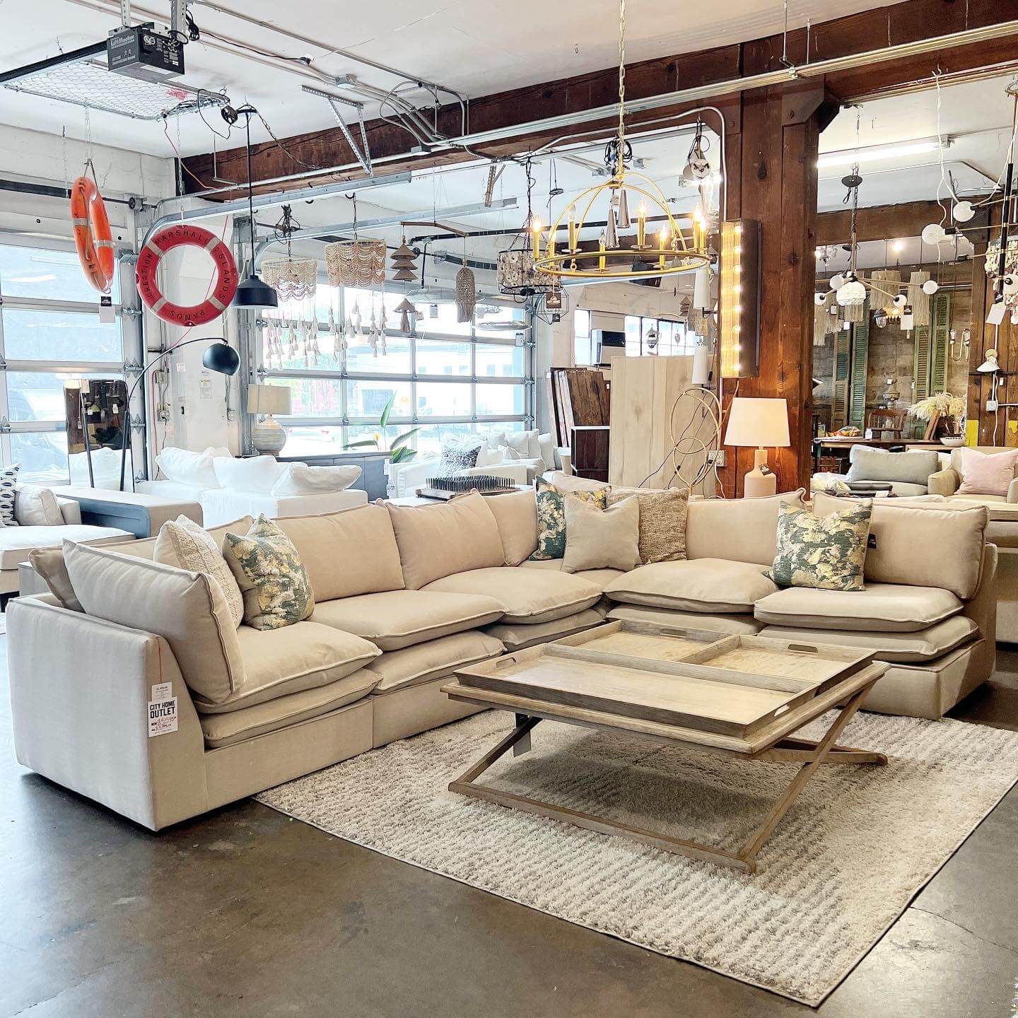 Amaya Sectional Sofa - available at the City Home Outlet