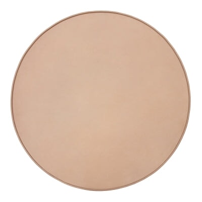 Atalia End Table - bird's eye view of copper surface