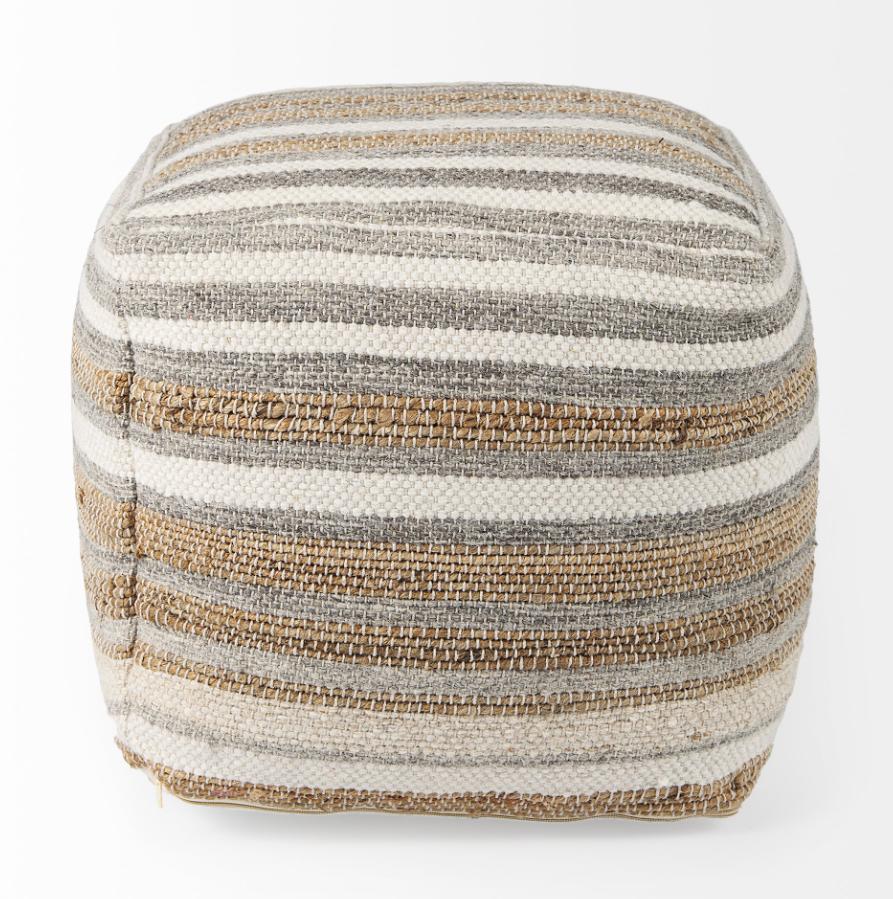 Aahana Pouf: Front Product View