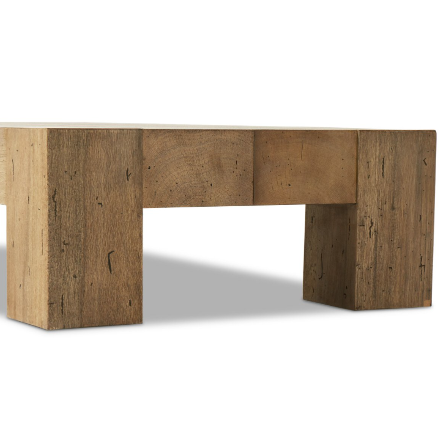 Abaso Rectangular Coffee Table: 2nd Up-Close Product Side View