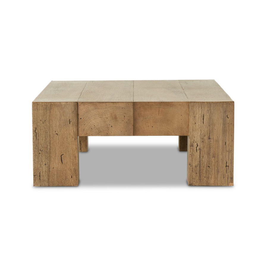 Abaso Rectangular Coffee Table: Product Side View