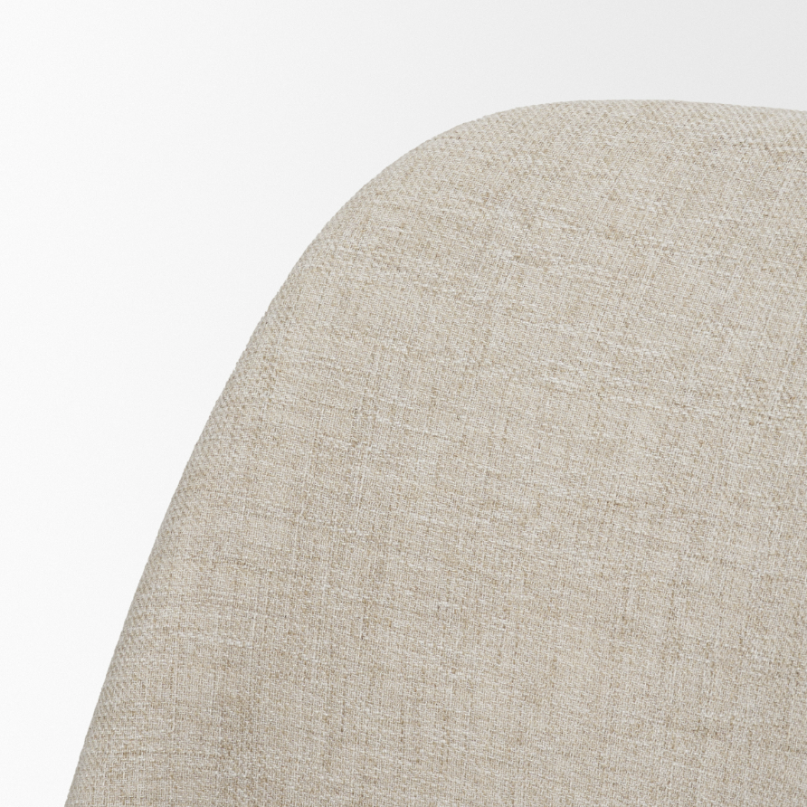 Abbie Dining Chair: Linen-Blend Upholstery View