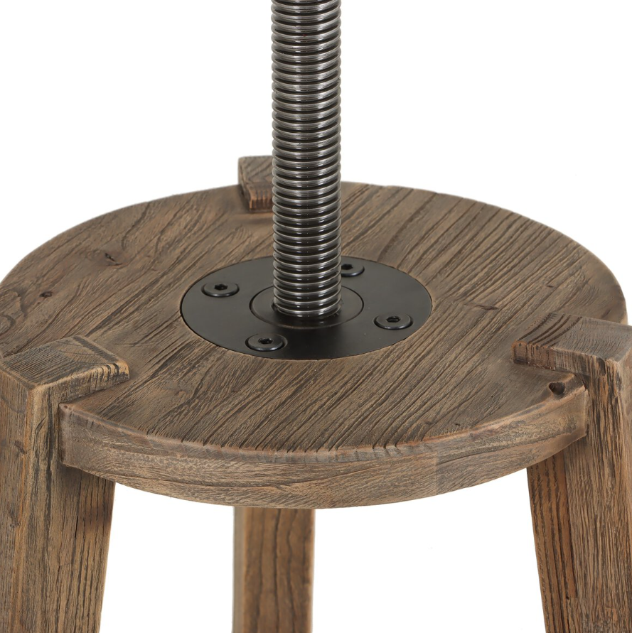 Amber Lewis X Four Hands Addy Pedestal: Adjustable Post View