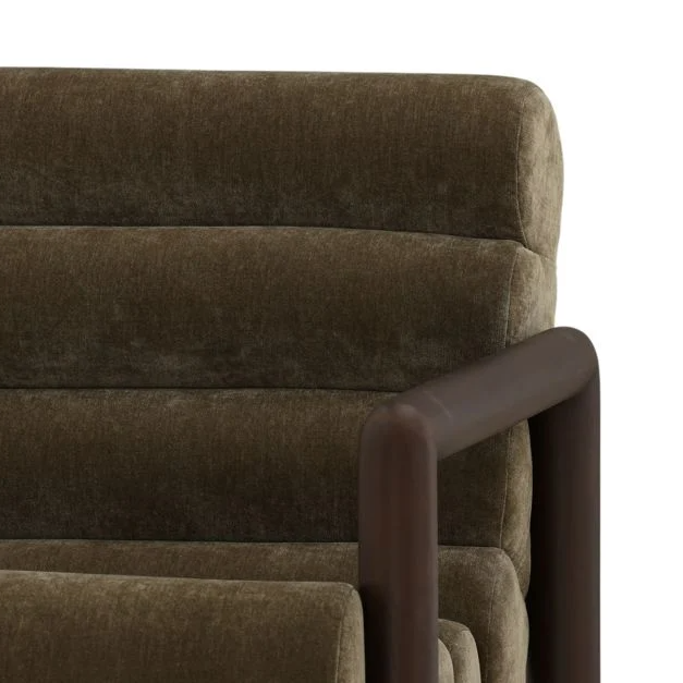 Ademar Occasional Chair: Up-Close Product Backrest View