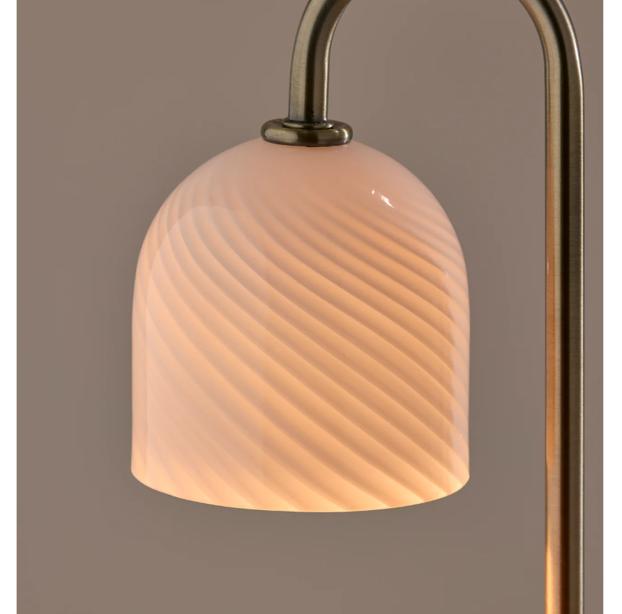 Alcott Candlewarmer Lamp: Light-On Product Shade View