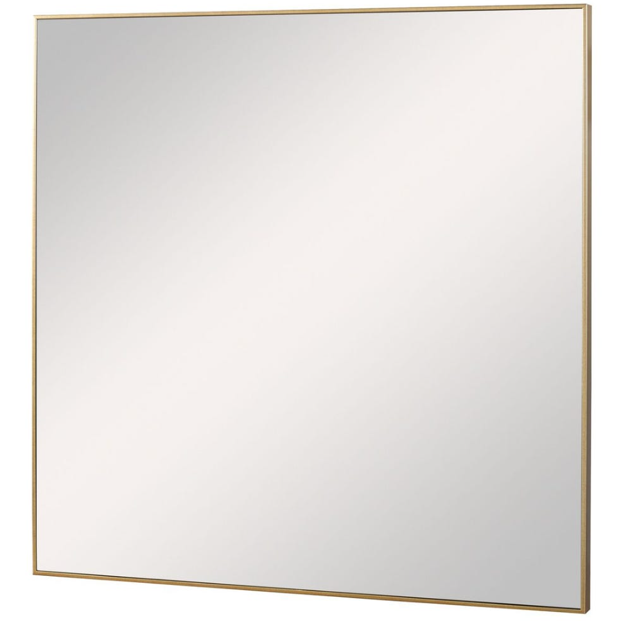 Alexo Square Mirror-Gold: Product View